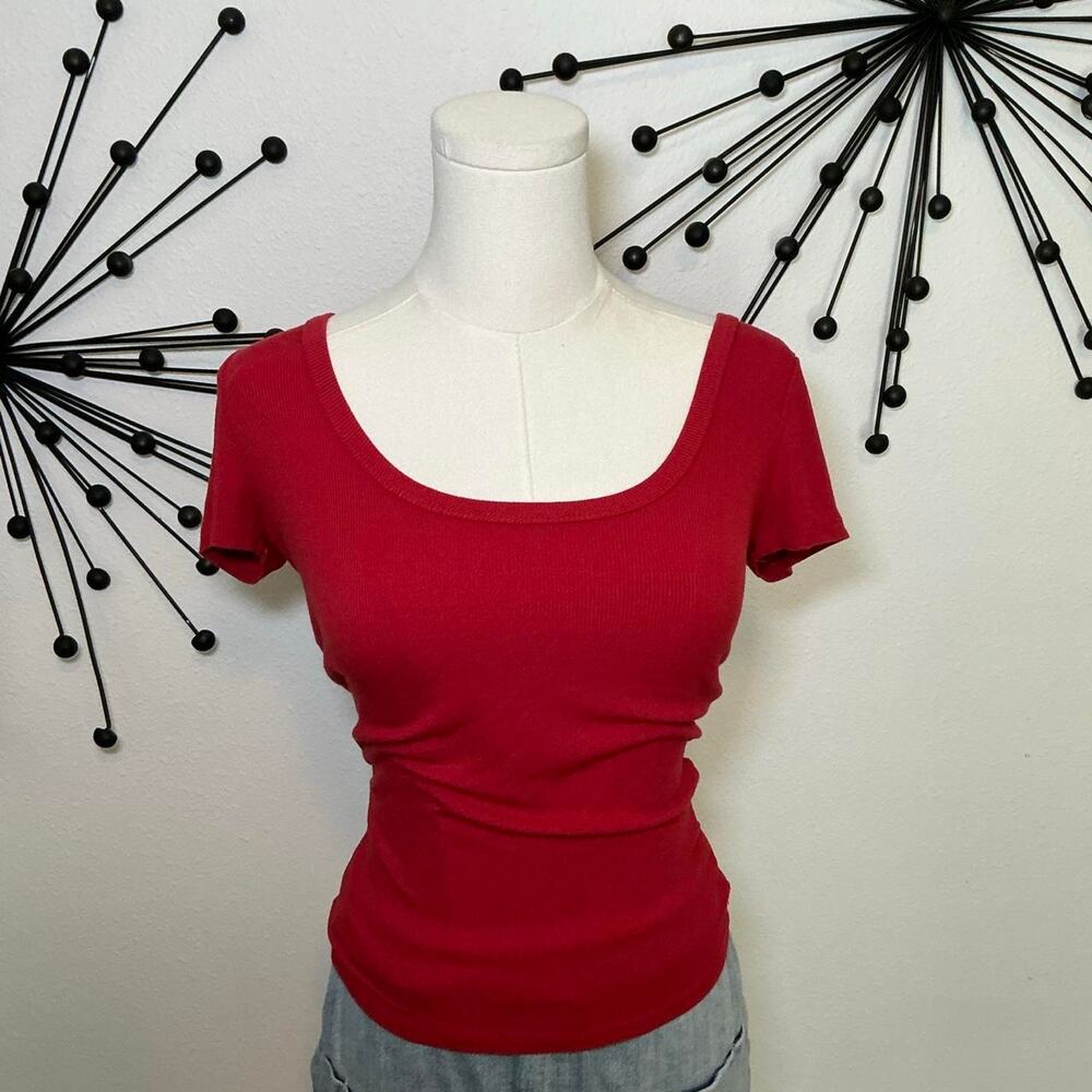 Cotton on red ribbed scoop - Picture 2 of 5